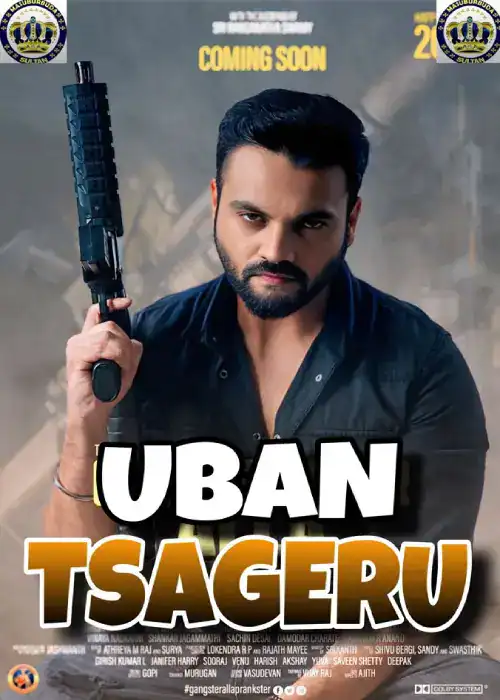 UBAN TSAGERU SULTAN 25 1. Arewa Movies TV Urban Tageru movie poster with actor holding gun, coming soon.